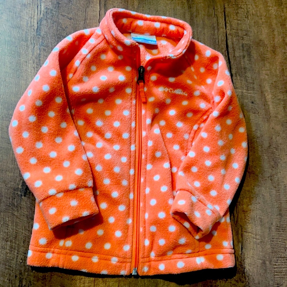 18-24 month girls Columbia zip-up jacket